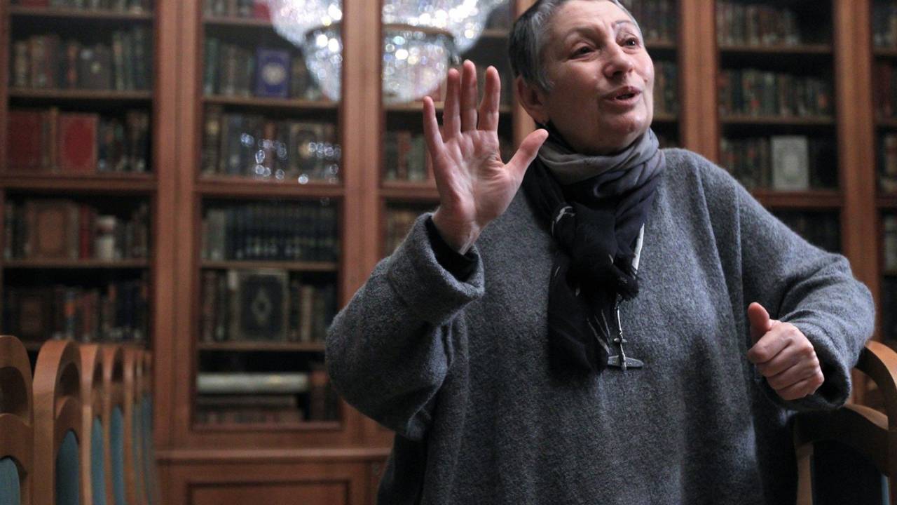A romancista russa, Liudmila Ulickaja -