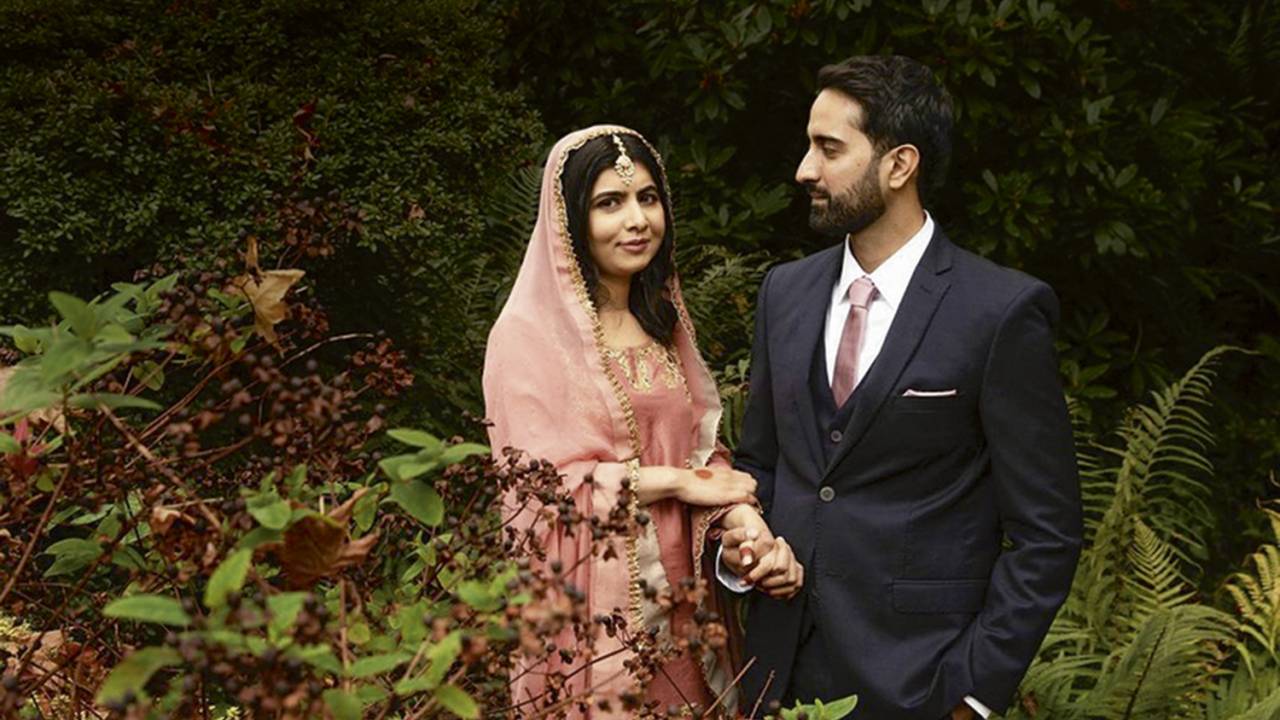 Malala Yousafzai e Asser Malik
