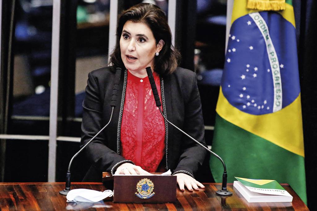 000_8ZZ6NK.jpg TERCEIRA VIA - Tebet: considerada como vice ideal, a senadora é cogitada por três pré-candidatos a presidente -
