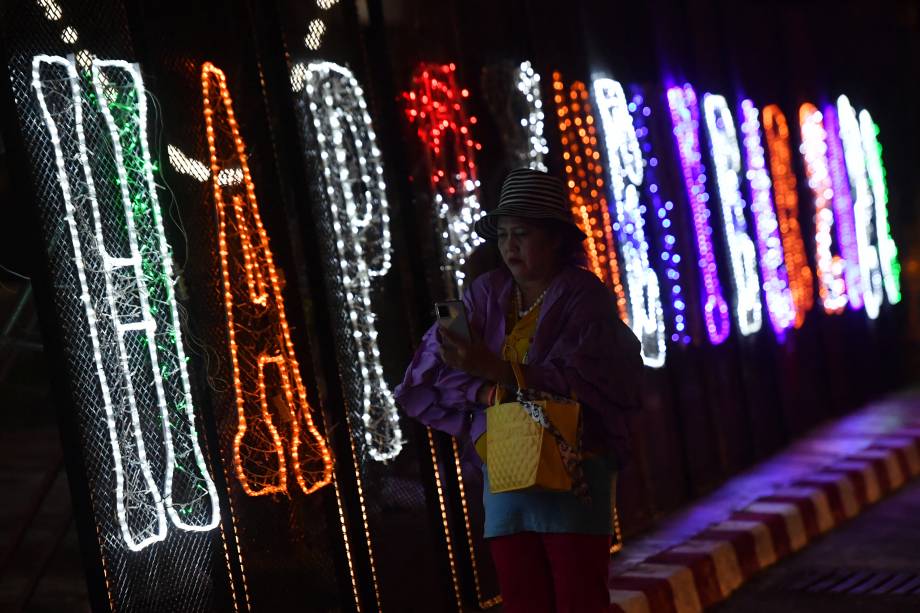 Celebrações de Ano Novo em Narathiwat, na Tailândia