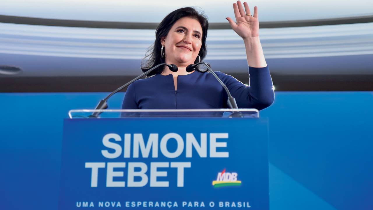 ALTERNATIVA Tebet: a senadora é mais uma a se apresentar para disputar os votos de quem não quer a reeleição de Bolsonaro nem a volta de Lula //