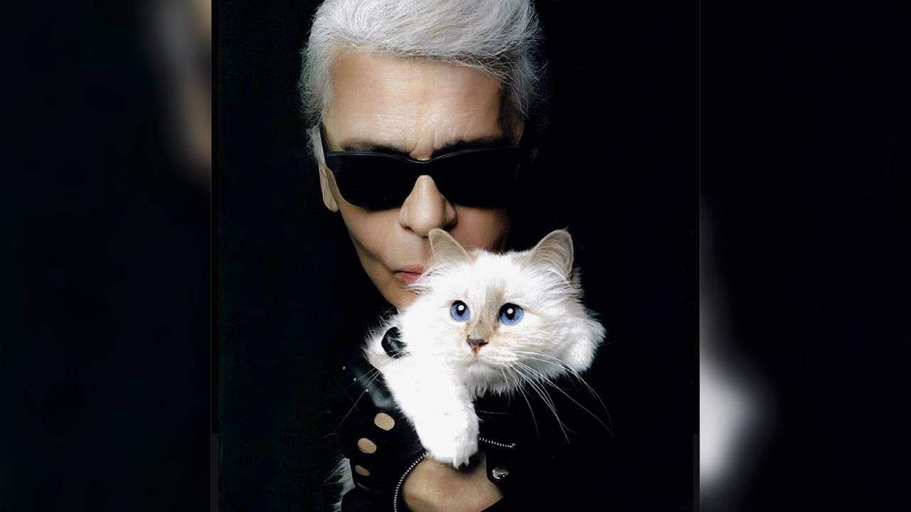 INSEPARÁVEIS - Lagerfeld e o adorado bichano: “É um ser muito especial” -