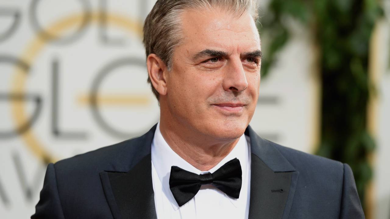 O ator Chris Noth no globo de Ouro 2014 -
