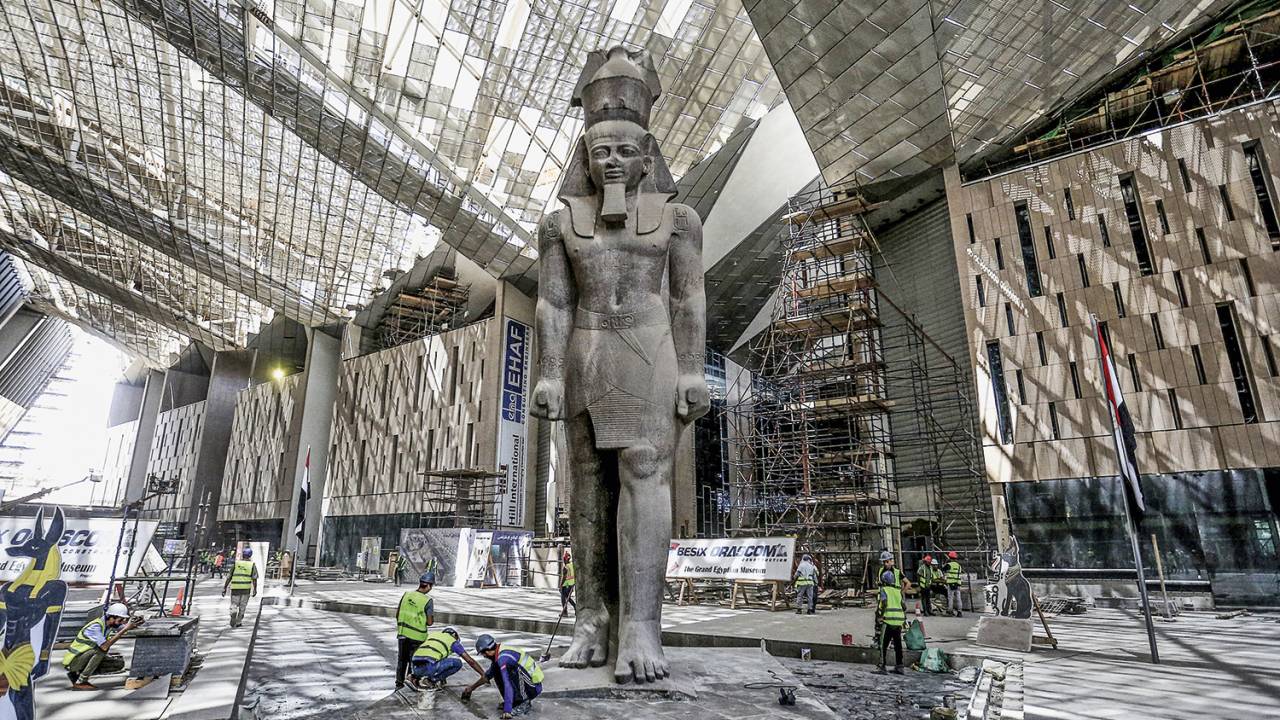 PREPARATIVOS - Grande Museu Egípcio: inauguração em novembro -