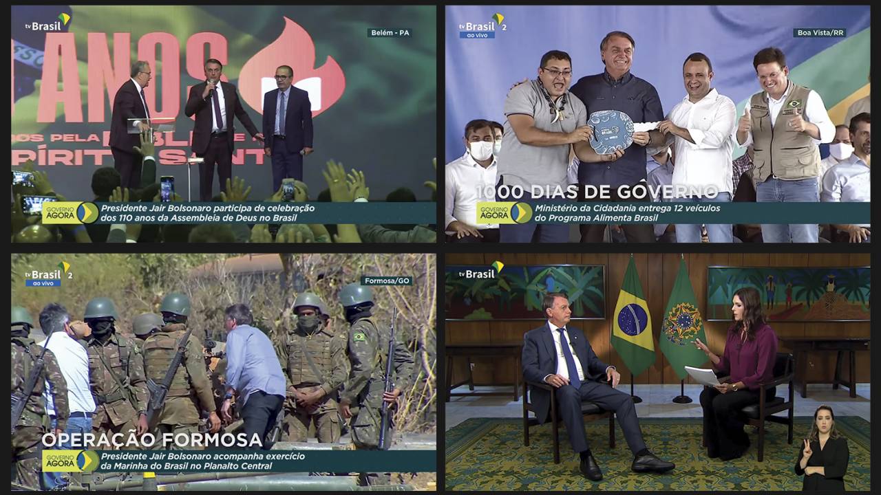 SPEREXPOSIÇÃO - O capitão no ar: entradas ao vivo tornaram-se comuns no ano passado e custaram mais que campanhas de interesse público -