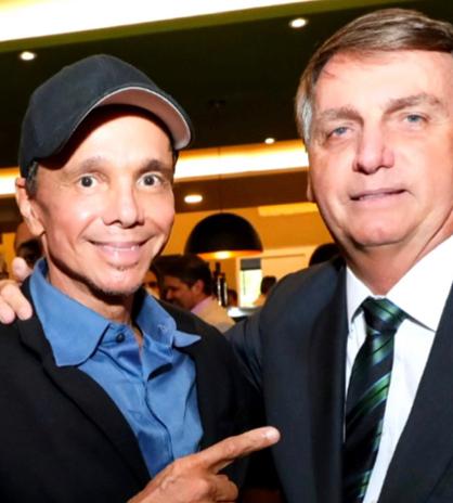 jair bolsonaro e o cantor netinho