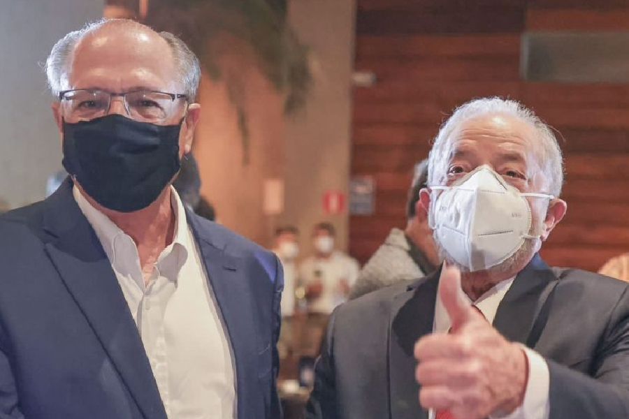 Encontro de Lula com seu provável vice, Geraldo Alckmin