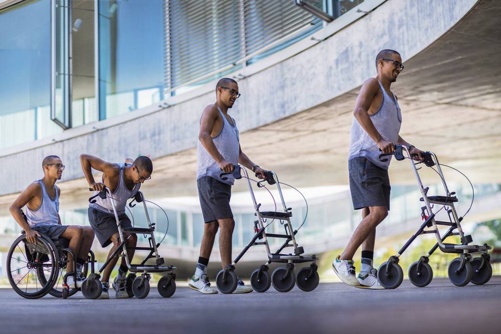 NATURE_181101115347-spinal-cord-injury-patient-02.jpg EVOLUÇÃO - Testes: em Lausanne, pessoas com outras lesões caminham -