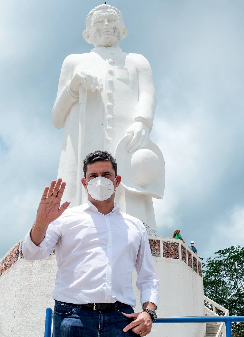SERGIO MORO-PADRE CICERO-NORDESTE-2022-1.jpg EM BUSCA DE UM MILAGRE - Moro, em Juazeiro: tentativa de avanço no Nordeste diante de desempenho ruim de Bolsonaro -