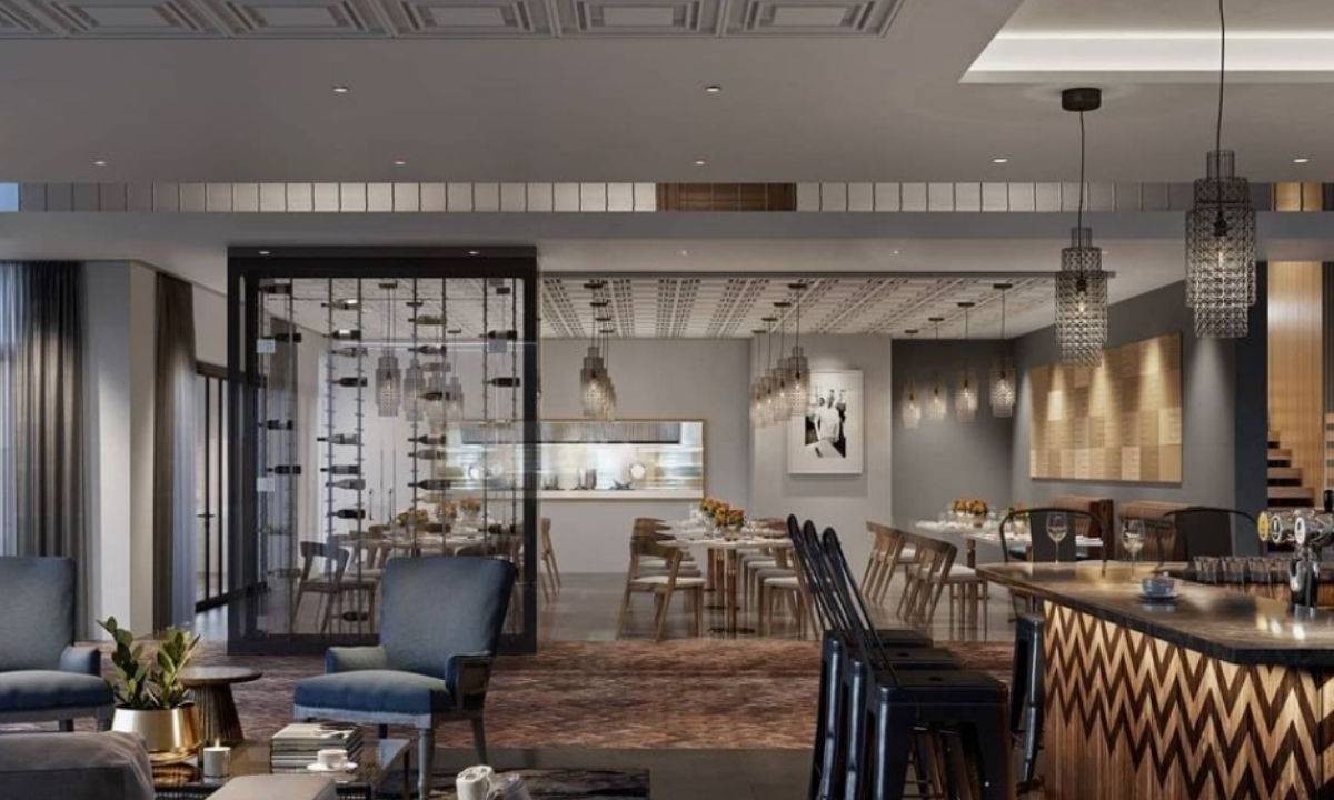O restaurante do Sanctuary Mandela, antiga casa do líder sul-africano que foi transformada em hotel de luxo -