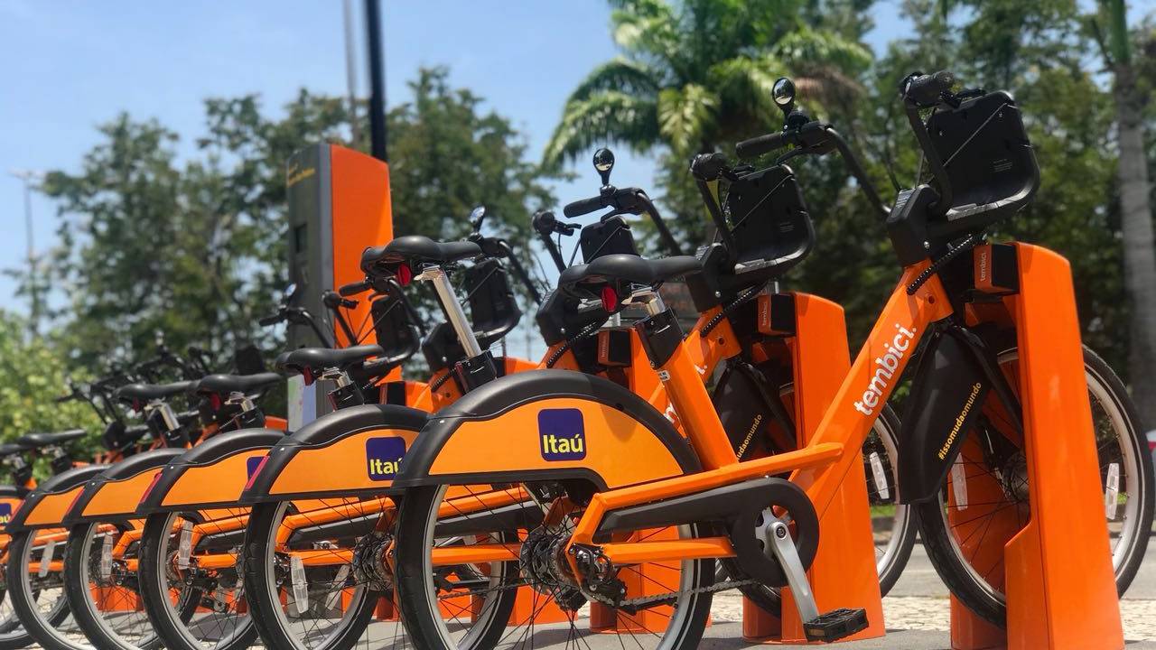 Tembici, bike compartilhada do Itaú