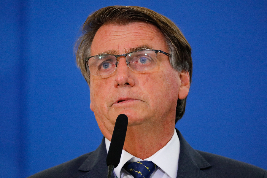 O presidente Jair Bolsonaro - 23/02/2022 -