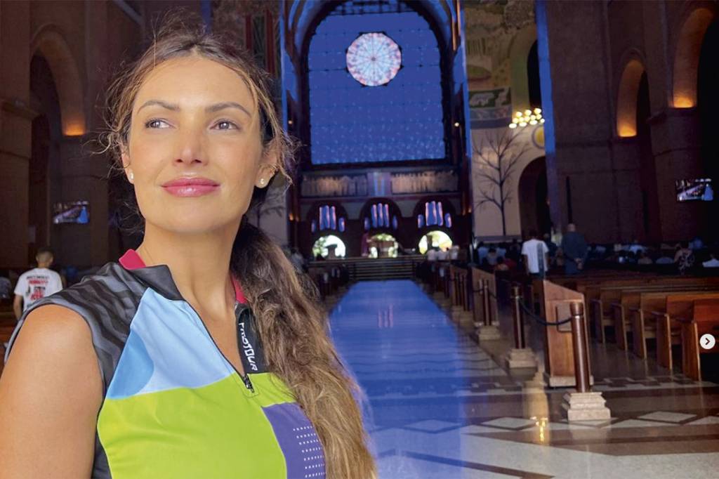 A promessa que fez Patrícia Poeta pedalar 60 quilômetros