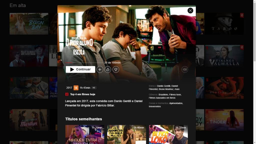 Neflix – filme de Gentili entre os mais assistidos Neflix - filme de Danilo Gentili