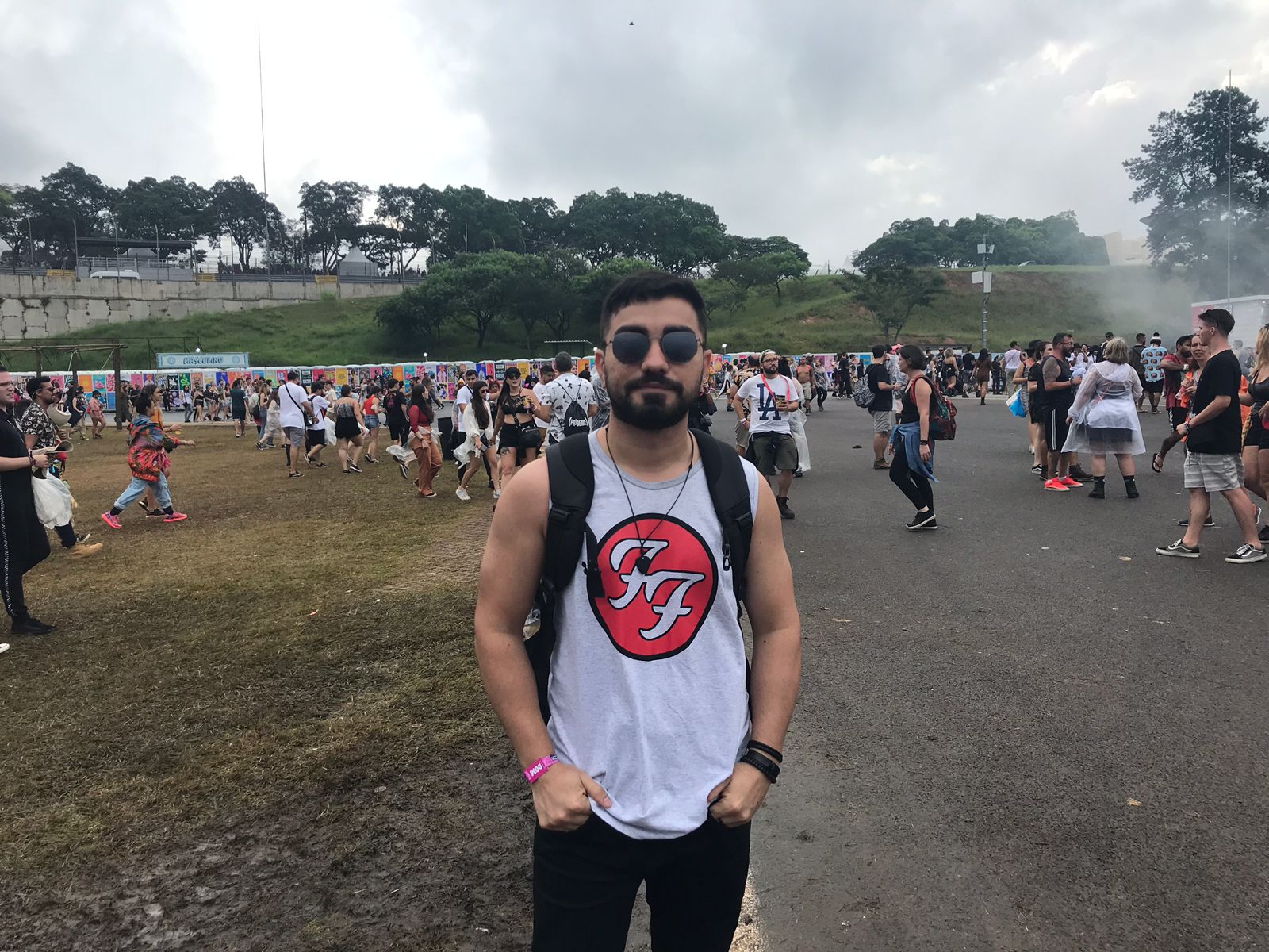 Ayko Deran veio do Amap&aacute; s&oacute; para ver o Foo Fighters