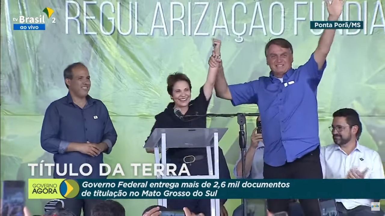 Ato do governo tem campanha antecipada por Tereza Cristina ‘senadora’