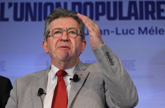Jean-Luc Melenchon, candidato presidencial do partido de esquerda francês La France Insoumise (LFI) - Jean-Luc Melenchon, candidato presidencial do partido de esquerda francês La France Insoumise (LFI) -