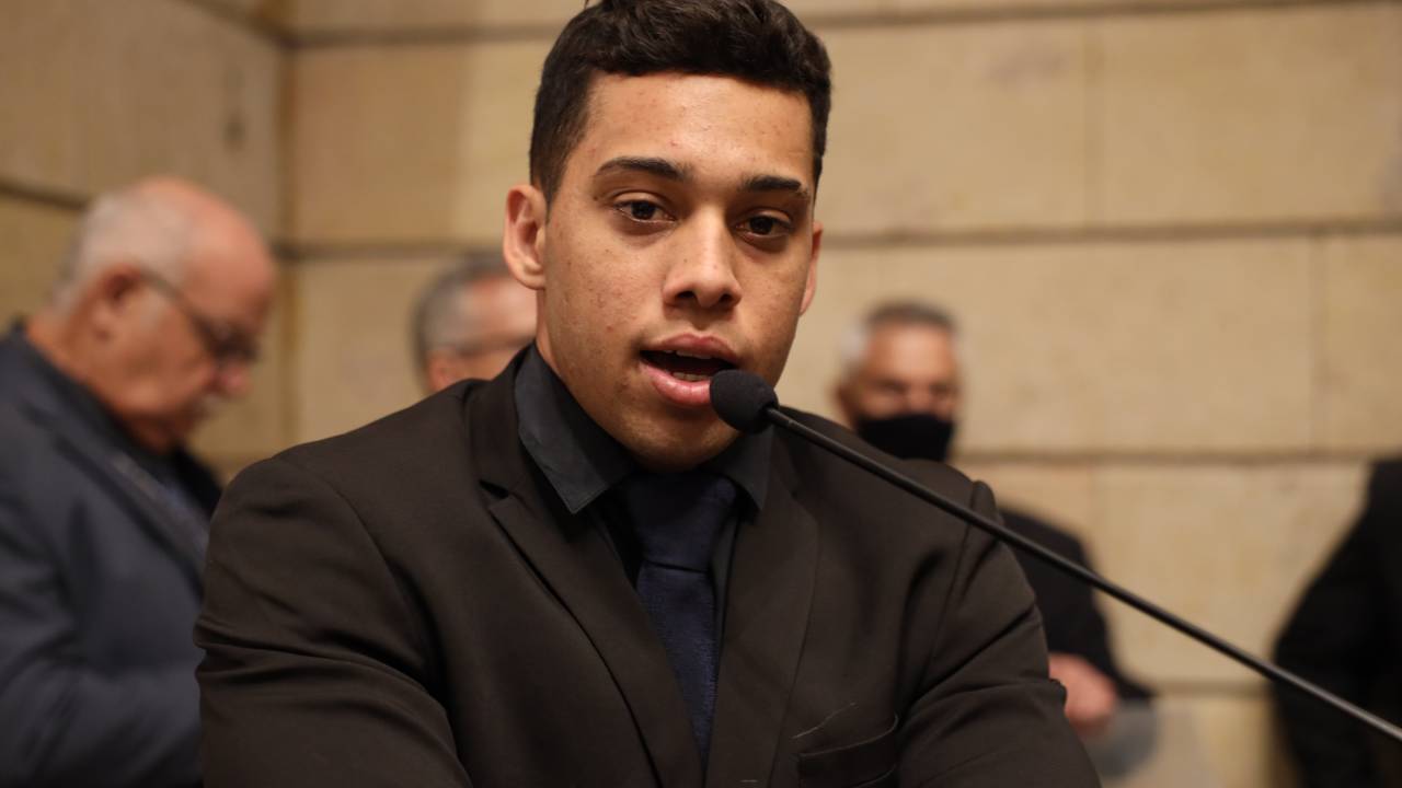 O vereador carioca Gabriel Monteiro (PL) -