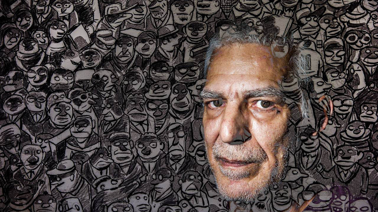 SÃO PAULO, SP, BRASIL, 20.04.2016, 15h30 - Retrato do cartunista Arnaldo Angeli Filho, mais conhecido com Angeli, em seu apartamento em Higienópolis, na região central de São Paulo (SP). Após 33 anos, Angeli despede-se das tirinhas diárias na 'Ilustrada' do jornal Folha de S.Paulo. (Foto: Eduardo Knapp/Folhapress