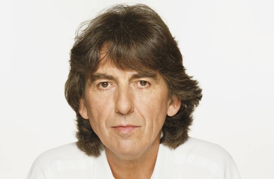 George Harrison no início dos anos 90, em ensaio fotográfico.