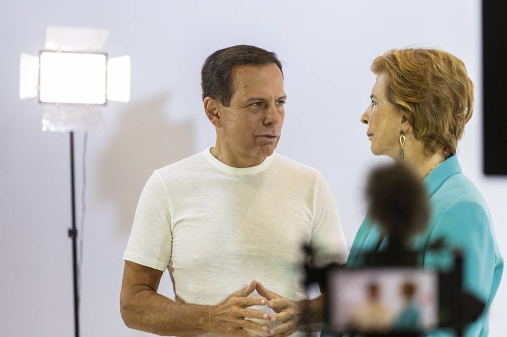 JOÃO-DORIA-YEDA-CRUSIUS-GRAVACÃO-PSDB-TWITTER-2022-1.jpeg João Doria -