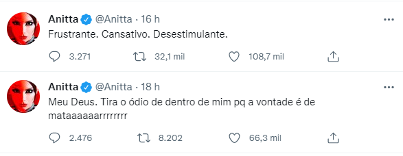 Tuíte Anitta Tuíte Anitta