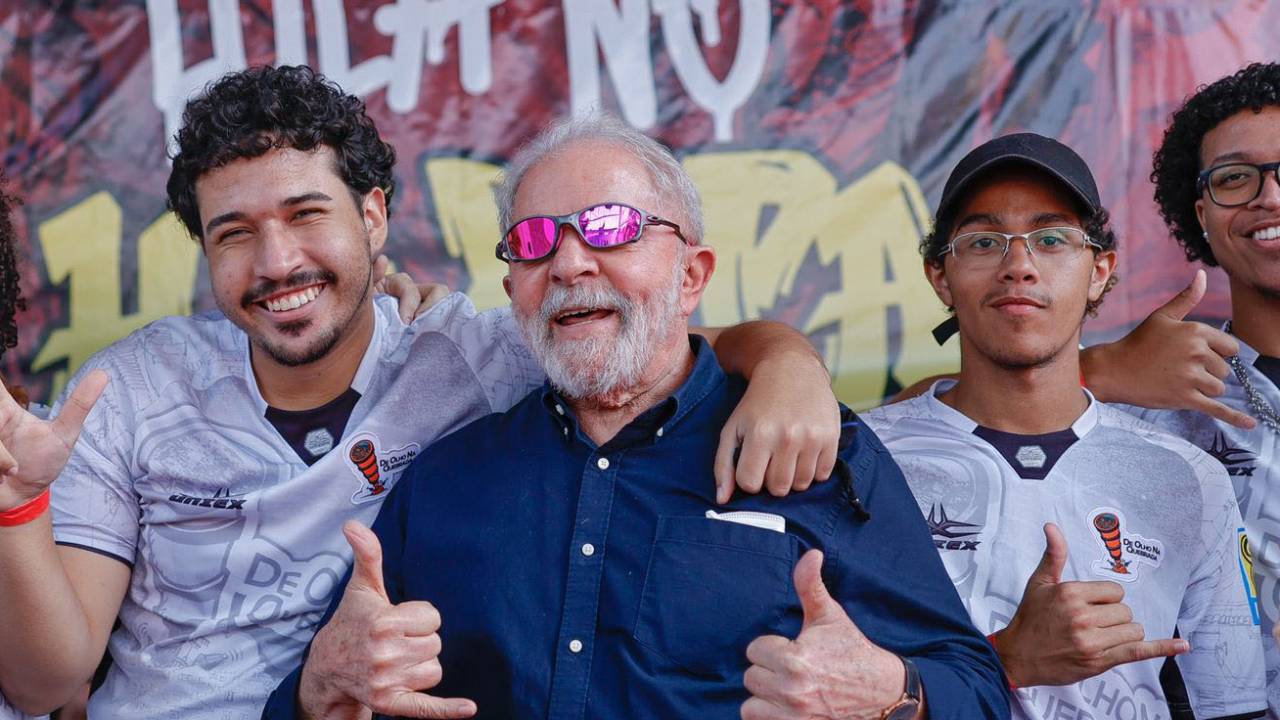 21.04.2022 – LULA se encontra com jovens de Heliópolis. Foto: Ricardo Stuckert