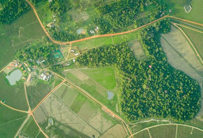 Imagens aéreas do Paraíso Verde, no Paraguai, no site do local Imagens aéreas do Paraíso Verde, no Paraguai