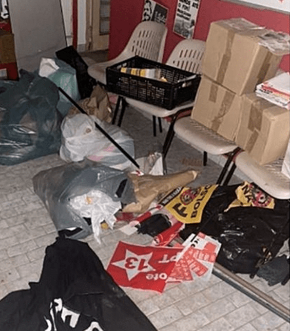 sede do pt invadida em campinas reperodução