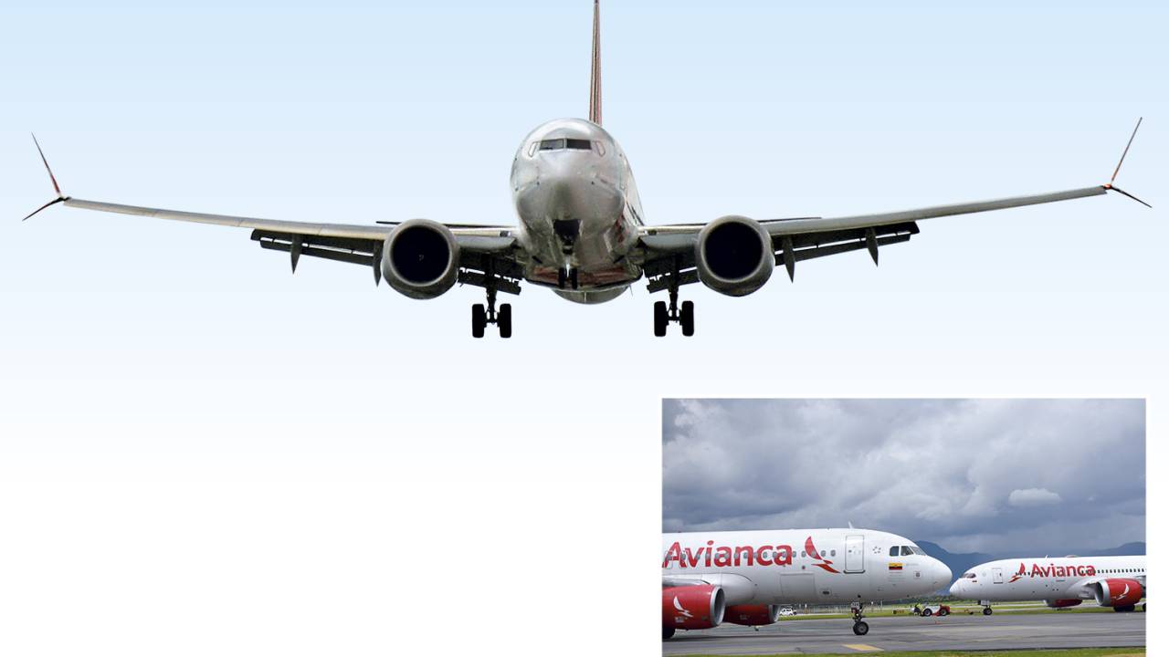 FUSÃO INTERNACIONAL - Boeing da Gol (acima) e Airbus da colombiana Avianca: geração de receitas -