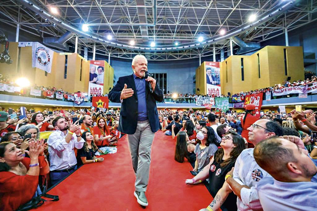 A linha mestra do discurso de Lula durante a campanha