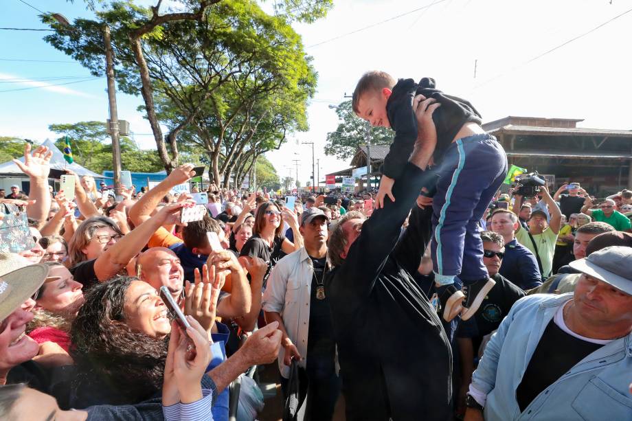 Santa Rosa - RS, 07/05/2022- Presidente da República Jair Bolsonaro, durante visita à 23ª Feira Nacional da Soja (FENASOJA).