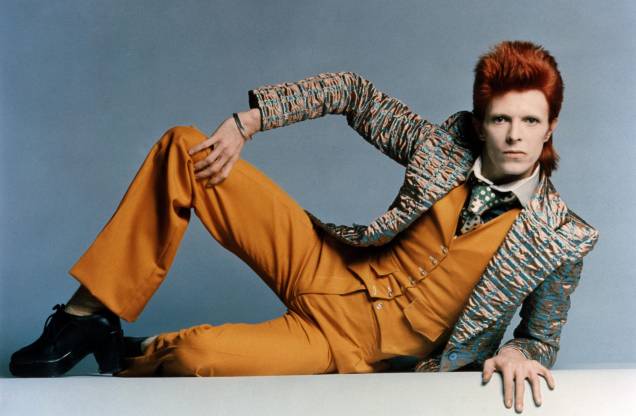 David Bowie, músico e cantor inglês, nos anos 70. David Bowie, músico e cantor inglês, nos anos 70.