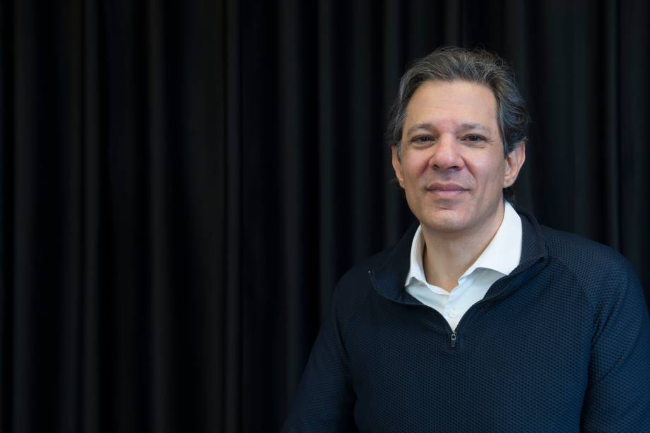 Fernando Haddad durante a gravação do programa Amarelas On Air - Fernando Haddad durante a gravação do programa Amarelas On Air -