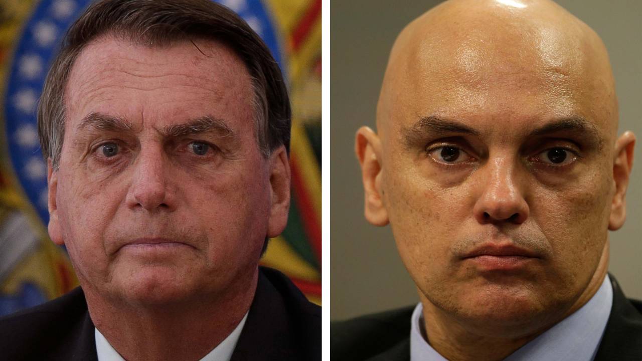 Jair Bolsonaro Foto: Alan Santos/PRAlexandre de Moraes Foto: Cristiano MarizData 2021