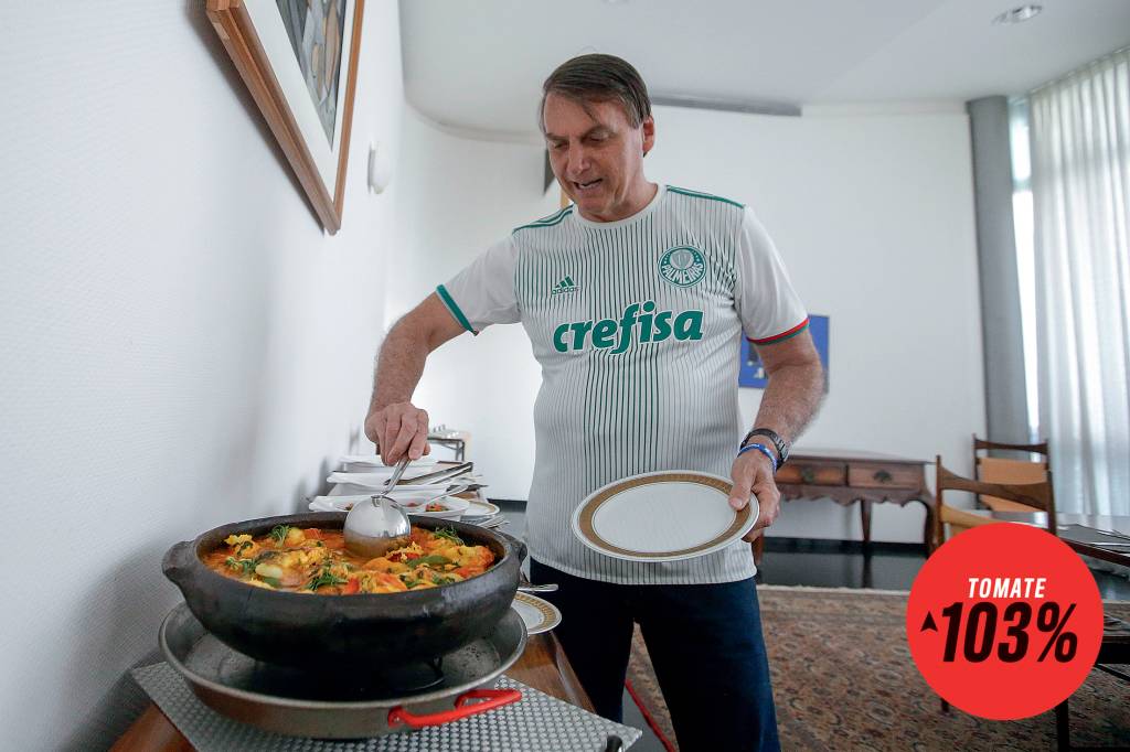JAIR BOLSONARO-ALMOCO-2019-1 (46).jpg CARESTIA - Refeição caseira: em média, o custo de preparação aumentou pelo menos 16% -