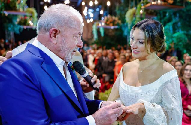 18/05/2022 - Cerimônia de casamento do ex-presidente Lula e a socióloga Rosângela Silva, a Janja, em São Paulo. 18/05/2022 - Cerimônia de casamento do ex-presidente Lula e a socióloga Rosângela Silva, a Janja, em São Paulo.