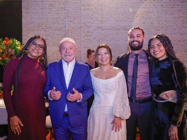18/05/2022 - Cerimônia de casamento do ex-presidente Lula e a socióloga Rosângela Silva, a Janja, em São Paulo. 18/05/2022 - Cerimônia de casamento do ex-presidente Lula e a socióloga Rosângela Silva, a Janja, em São Paulo.