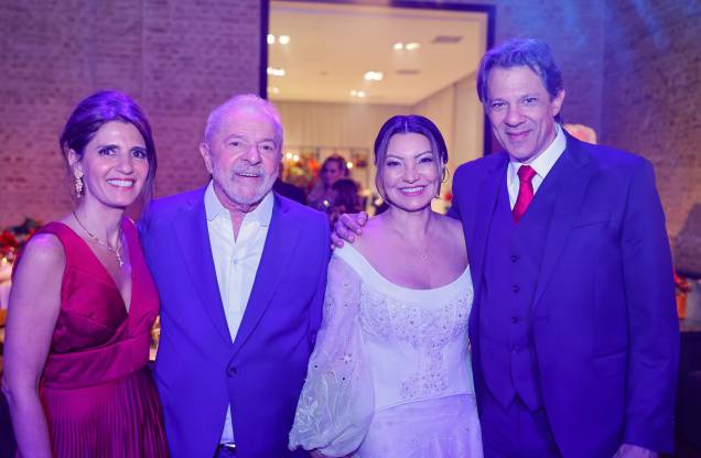 18/05/2022 - Cerimônia de casamento do ex-presidente Lula e a socióloga Rosângela Silva, a Janja, em São Paulo. 18/05/2022 - Cerimônia de casamento do ex-presidente Lula e a socióloga Rosângela Silva, a Janja, em São Paulo.