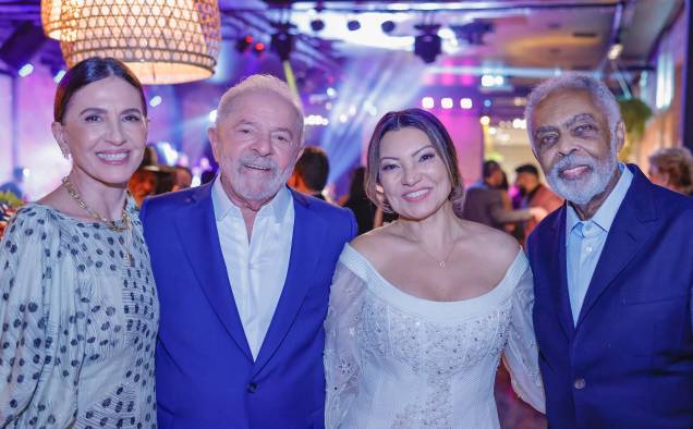 18/05/2022 - Cerimônia de casamento do ex-presidente Lula e a socióloga Rosângela Silva, a Janja, em São Paulo. 18/05/2022 - Cerimônia de casamento do ex-presidente Lula e a socióloga Rosângela Silva, a Janja, em São Paulo.