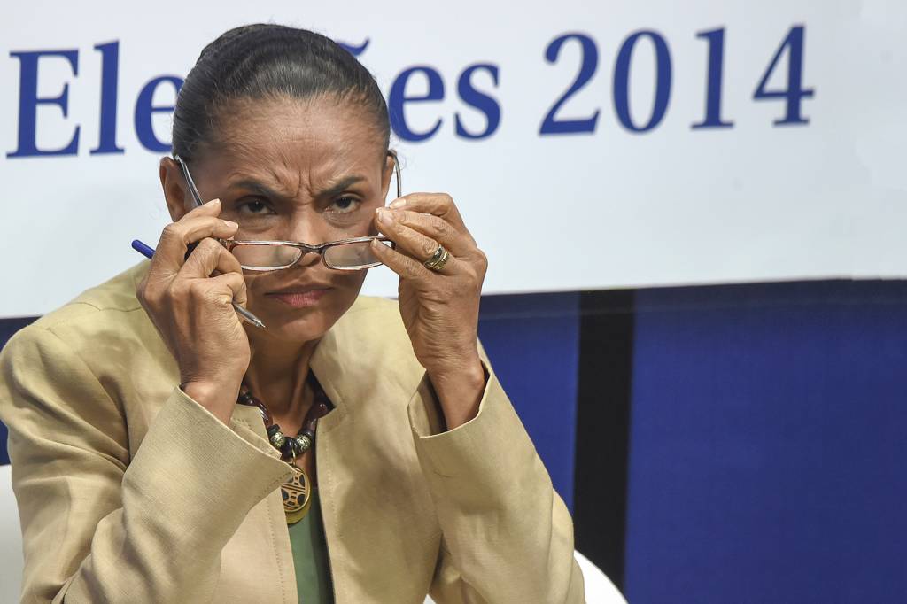 MARINA-SILVA-ELEIÇOES2014-10.jpg REVIRAVOLTA - Marina Silva: ela chegou a liderar a corrida eleitoral em 2014, mas acabou fora do segundo turno -