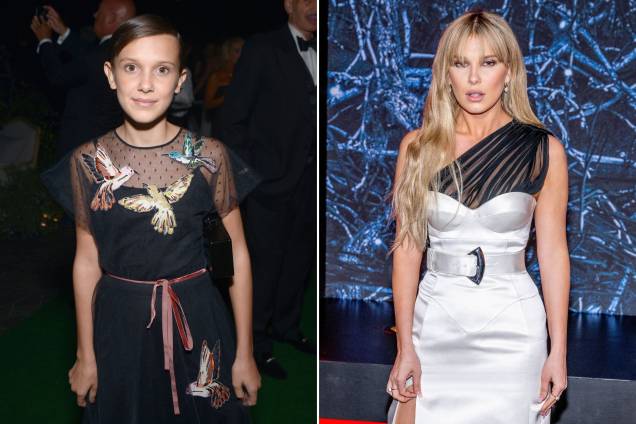 O antes e depois de Millie Bobby Brown, a Eleven de Stranger Things O antes e depois de Millie Bobby Brown, a Eleven de Stranger Things