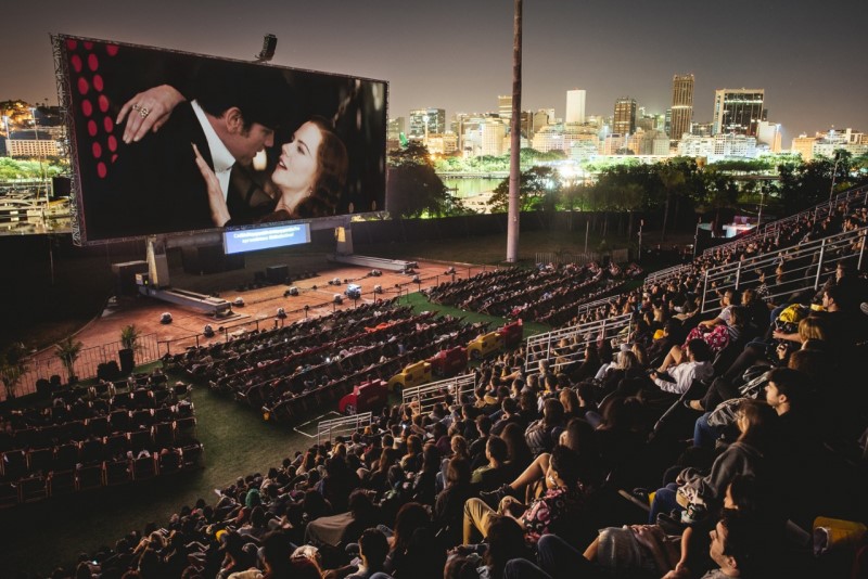 Exibição do filme Moulin Rouge em edições passados do Open Air, no shopping Cidade Jardim, em São Paulo (SP)