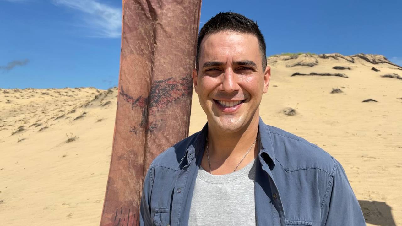 O apresentador André Marques em "No Limite" -