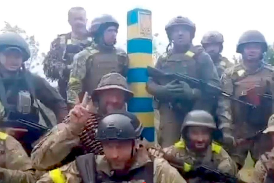 Tropas ucranianas em Kharkiv