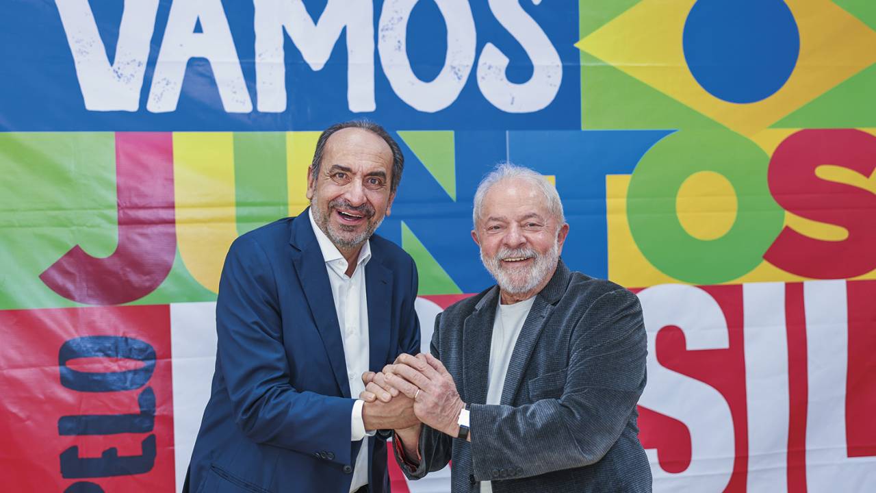 ENCONTRO DE INTERESSES - O ex-prefeito Alexandre Kalil e Lula: aliança política inimaginável em outros tempos -