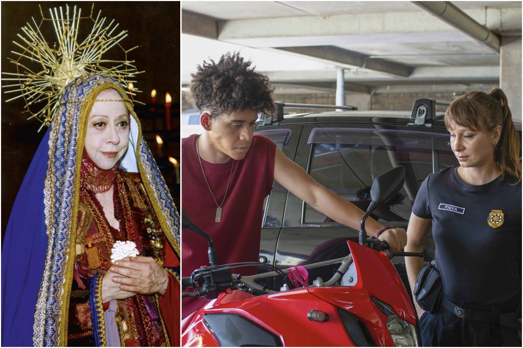 3-PAG—FILME-VAI-DAR-NADA-by-Fabio-Rebelo-Paramount+-7.jpg EMPATIA - Fernanda Montenegro em O Auto da Compadecida (à esq.) e cena do filme Vai Dar Nada (à dir.): humor como ferramenta para expor mazelas -