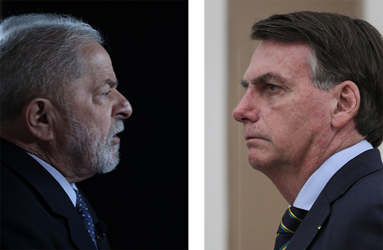 LULA/FOTO: RICARDO STUCKERT // BOLSONARO/FOTO: MARCOS CORREA/PR2021