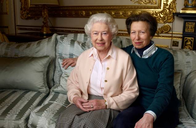 Palácio de Buckingham, durante o aniversário de 90 anos da rainha Elizabeth II com sua irmã Margarida, em 21/04/2016. Palácio de Buckingham, durante o aniversário de 90 anos da rainha Elizabeth II com sua irmã Margarida, em 21/04/2016.