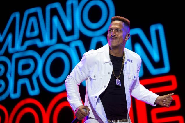 O rapper Mano Brown no Rock in Rio, Rio de Janeiro, 2019. O rapper Mano Brown no Rock in Rio, Rio de Janeiro, 2019.
